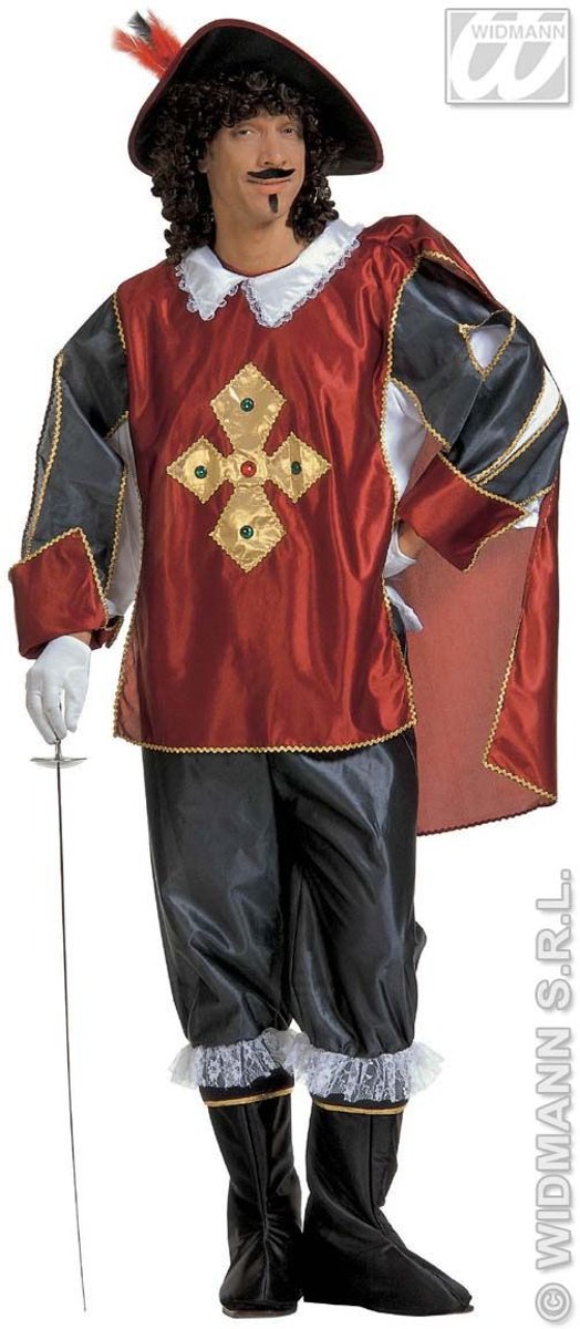 Musketier Kostuum | Musketier De Court Kostuum Man | Large | Carnaval kostuum | Verkleedkleding